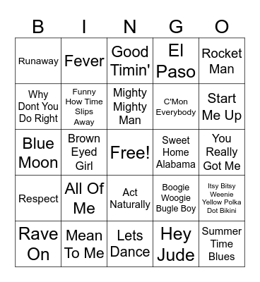 Bingo 6 Bingo Card