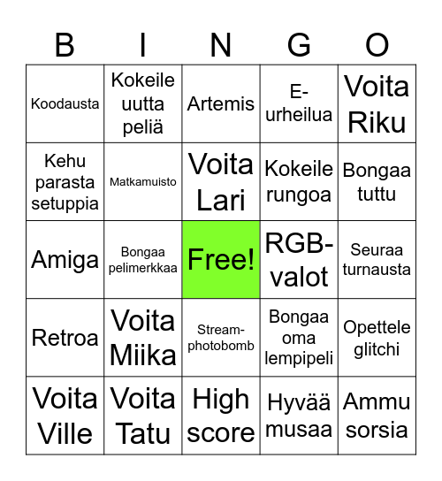 Opvrhsjkkk Bingo Card