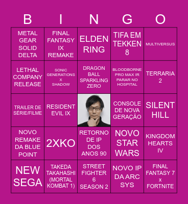 SUMMER GAMES FEST BINGO Card