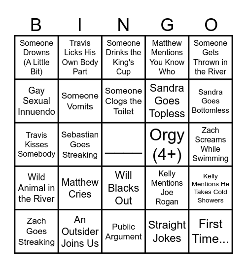 SAN MARCOS TRIP JUNE 2024 Bingo Card