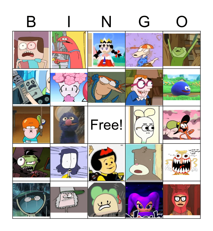 fav guys Bingo Card