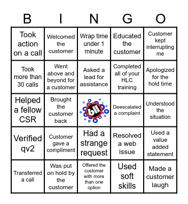 611 DAY Bingo Card