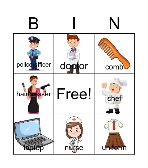 Indefinite pronouns Bingo Card