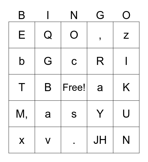 Game Awards Bingo! Bingo Card