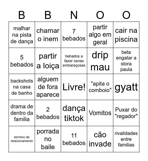 Baile-de-finalistas-ingo Bingo Card