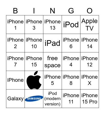 Tech bingo! Bingo Card