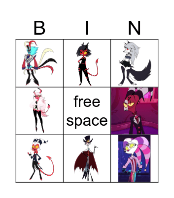 Helluva Boss Bingo Card