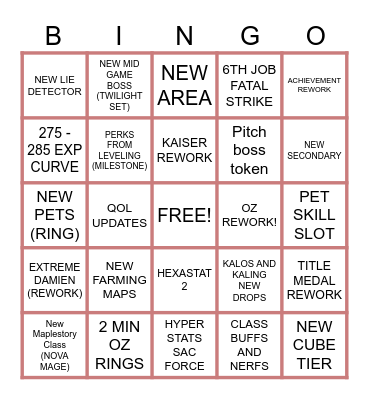 MILESTONE BINGO (SOOJIN ENTRY BARN(SABERNERO) UDDER) Bingo Card