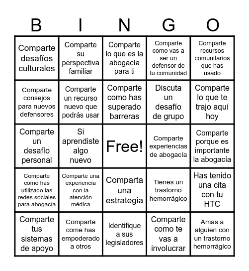 Fiesta de Bolo Bingo! Bingo Card