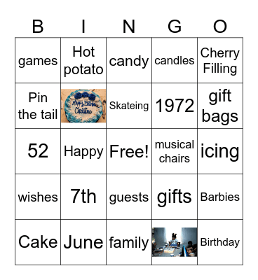 Mrs. Schmied Birthday Bingo Card