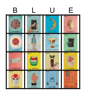 Virtual Loteria Bingo Card