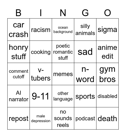 Pago bingo n.02 Bingo Card