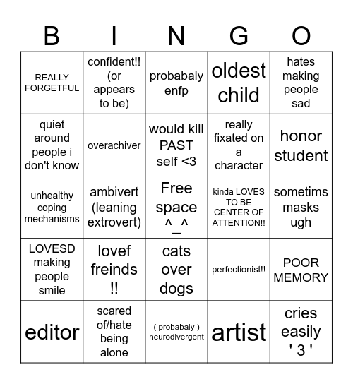 YEN BINGO WAHAHHA Bingo Card