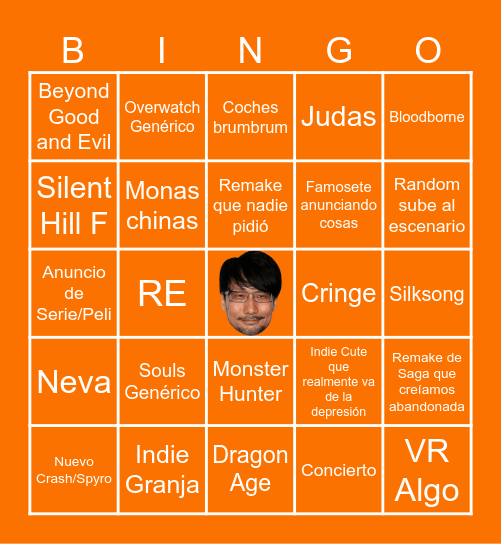 Doritos NoE3 Bingo Card