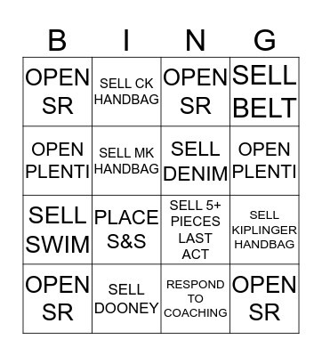 LPOS Bingo Card