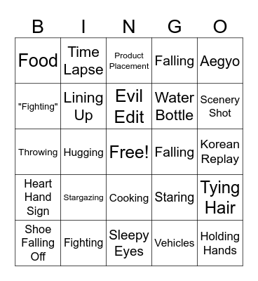 Badge Wars Ep 3 Bingo Card