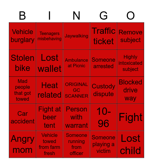ST. ELIZABETH PICNIC 6/8/24 Bingo Card