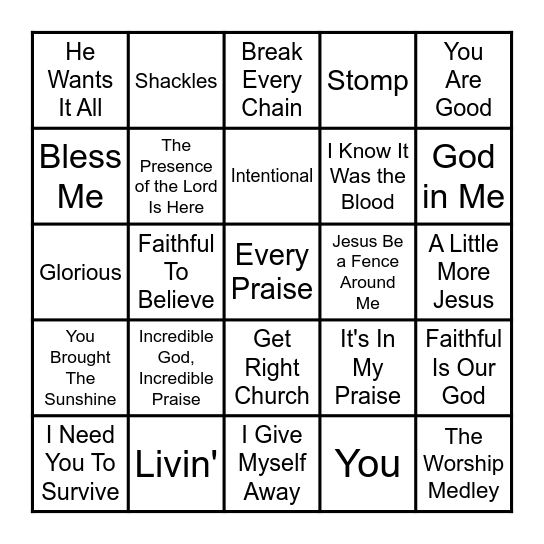 VIBE BINGO Card