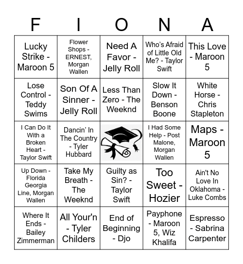 CONGRATULATIONS!!! Bingo Card