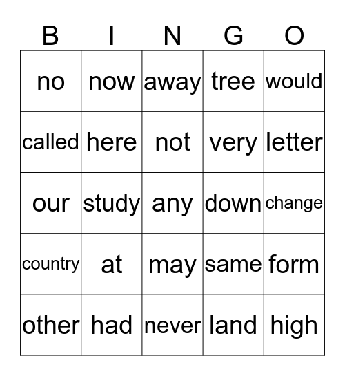 JAKE Bingo Card