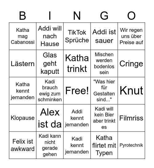 Trio-SF Bingo Card