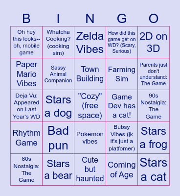 The 2024 Wholesome Direct BINGO Card