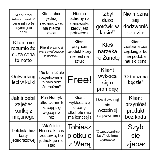 Makro Bingo Card