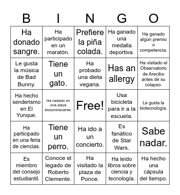 Icebreaker Bingo: Find Someone Who Bingo Card