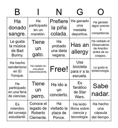 Icebreaker Bingo: Find Someone Who Bingo Card