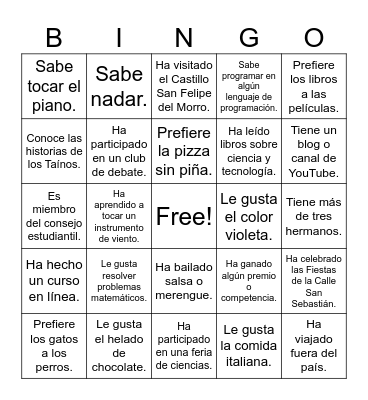 Icebreaker Bingo: Find Someone Who Bingo Card
