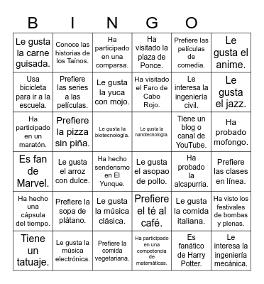 Icebreaker Bingo: Find Someone Who Bingo Card