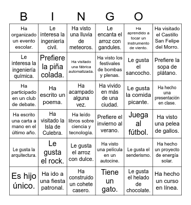 Icebreaker Bingo: Find Someone Who Bingo Card