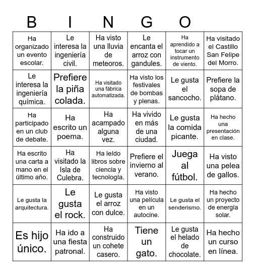 Icebreaker Bingo: Find Someone Who Bingo Card