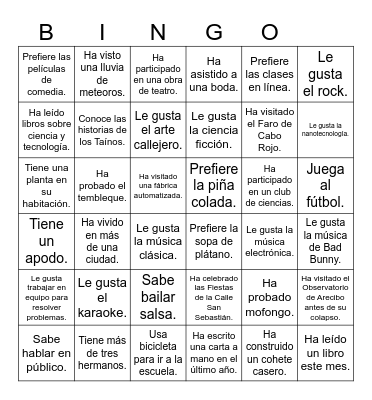Icebreaker Bingo: Find Someone Who Bingo Card
