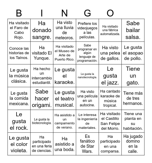 Icebreaker Bingo: Find Someone Who Bingo Card