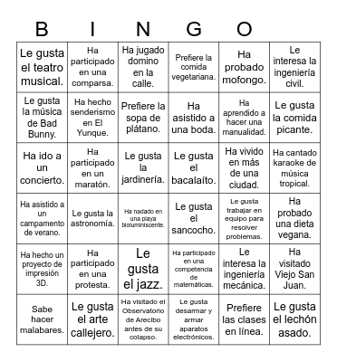Icebreaker Bingo: Find Someone Who Bingo Card