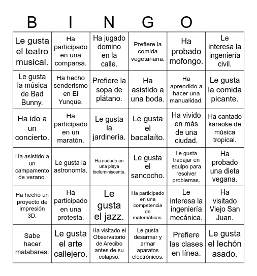 Icebreaker Bingo: Find Someone Who Bingo Card