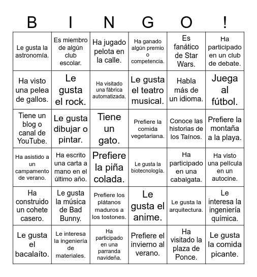 Icebreaker Bingo: Find Someone Who Bingo Card
