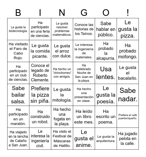 Icebreaker Bingo: Find Someone Who Bingo Card