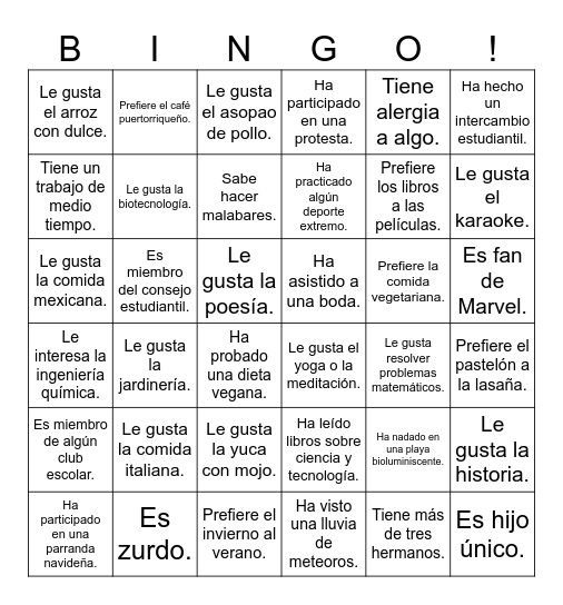 Icebreaker Bingo: Find Someone Who Bingo Card