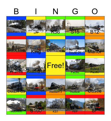 Steam In The 21st Century Bingo Card