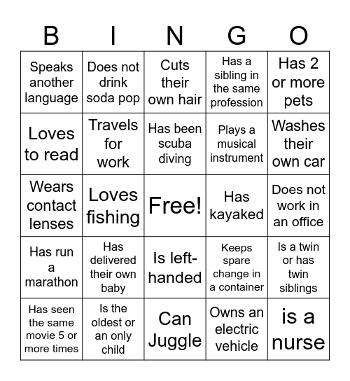 Pre-Father's Day Brunch Bingo Card