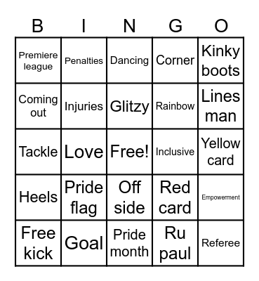 Buzz Bingo Card