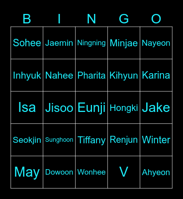 Bingo Prince Bingo Card