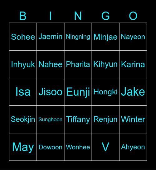 Bingo Prince Bingo Card
