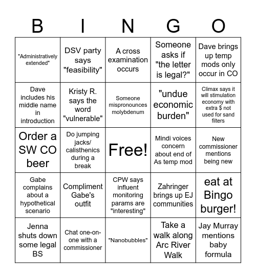 RMH June 2024 Bingo Card