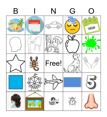 Español! Bingo Card