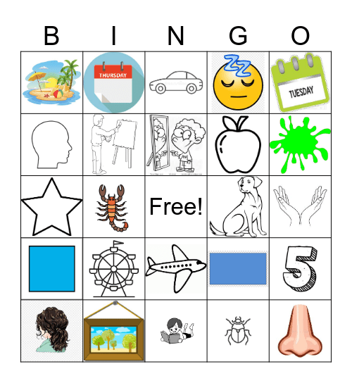 Español! Bingo Card