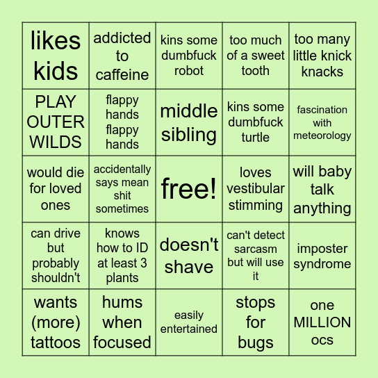 are you haven???? Bingo Card