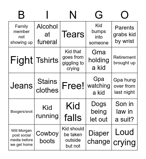 DayTON Bingo Card